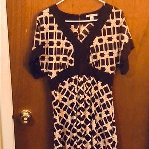 Banana republic retro silk NWT mid length dress